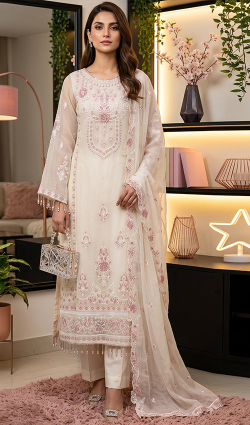 Musfir Semi Stitched 4 Pc