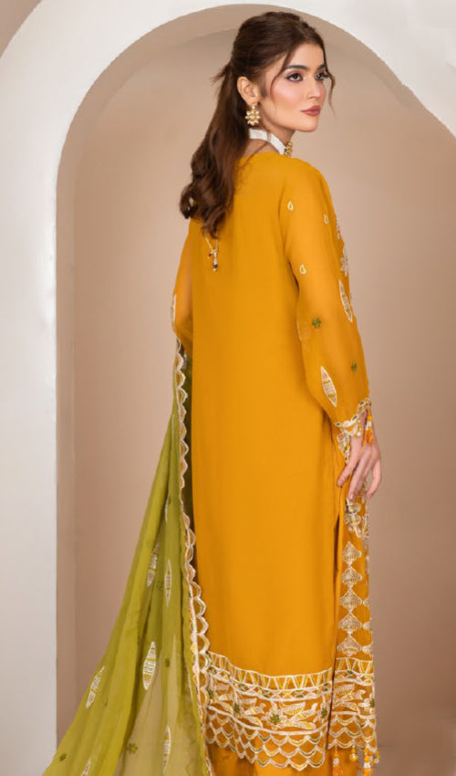 Elegance Chiffon Party Wear 3 Pc