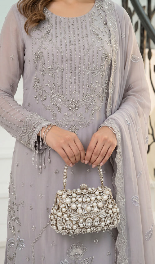 Musfir Semi Stitched 3 Pc