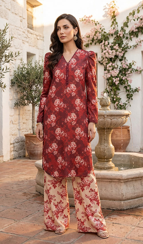 Poly Viscose Co-Ord