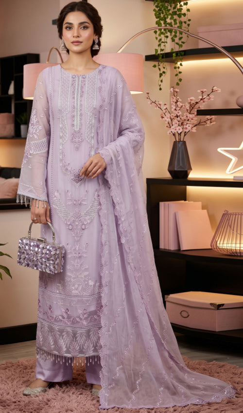 Musfir Semi Stitched 3 Pc