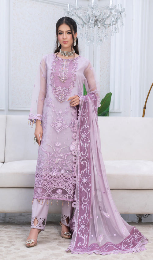 Elegance Chiffon Party Wear 3 Pc