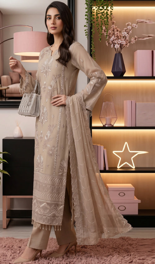 Irha Semi Stitched 4 Pc