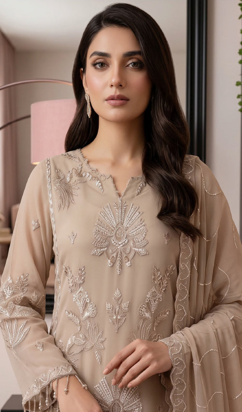Irha Semi Stitched 4 Pc