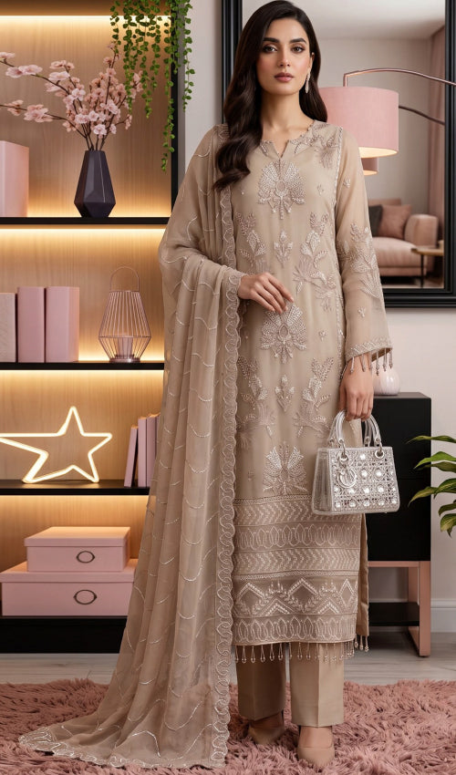 Irha Semi Stitched 4 Pc