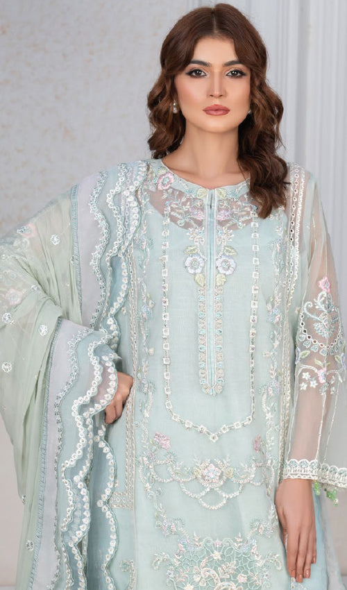 Elegance Chiffon Party Wear 3 Pc