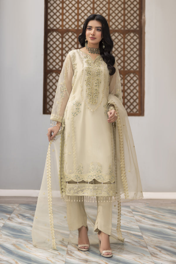 4 PIECE - ORGANZA UNSTITCHED