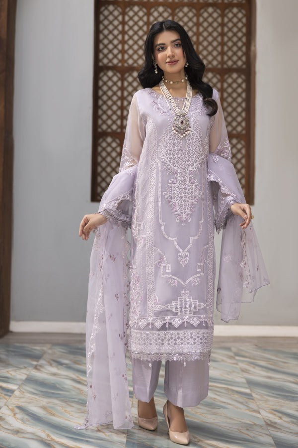 4 PIECE - ORGANZA UNSTITCHED