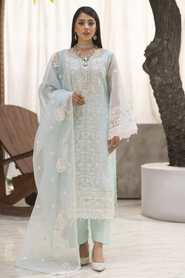 4 PIECE - ORGANZA UNSTITCHED