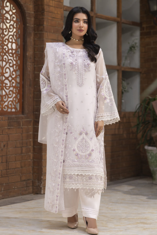 4 PIECE - ORGANZA UNSTITCHED