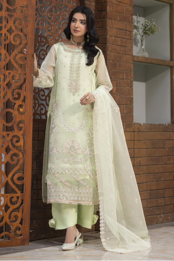 4 PIECE - ORGANZA UNSTITCHED