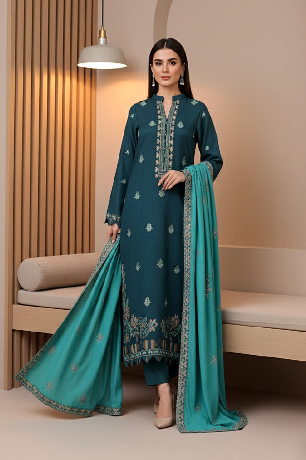 3 PIECE - WOOL EMBROIDERED