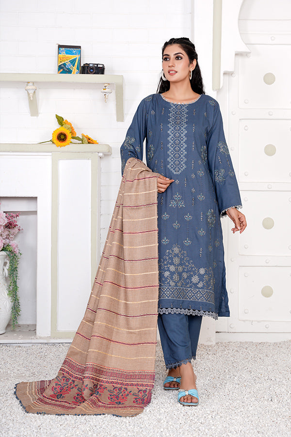 3 PIECE - UNSTITCHED WOOL