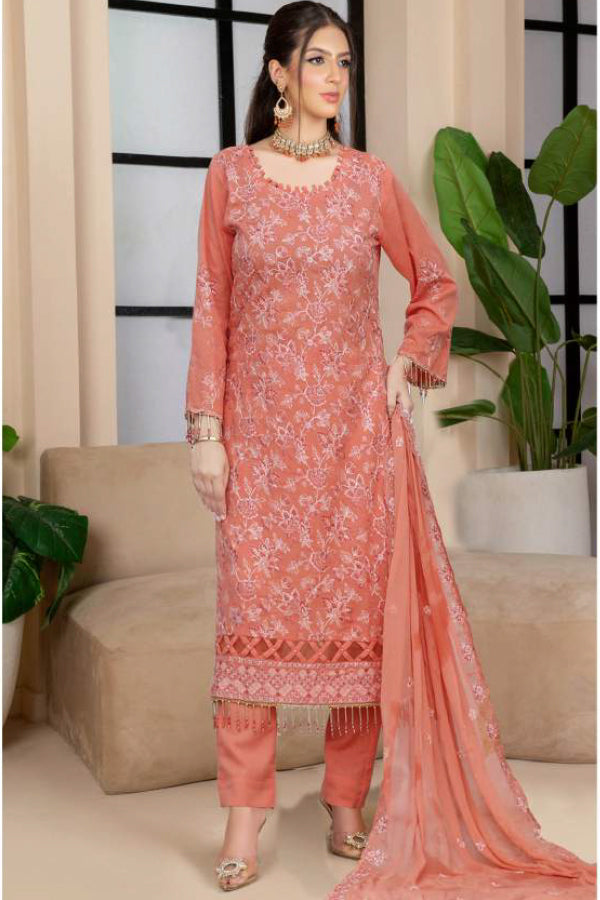 3 PIECE - KARANDI EMBROIDERED