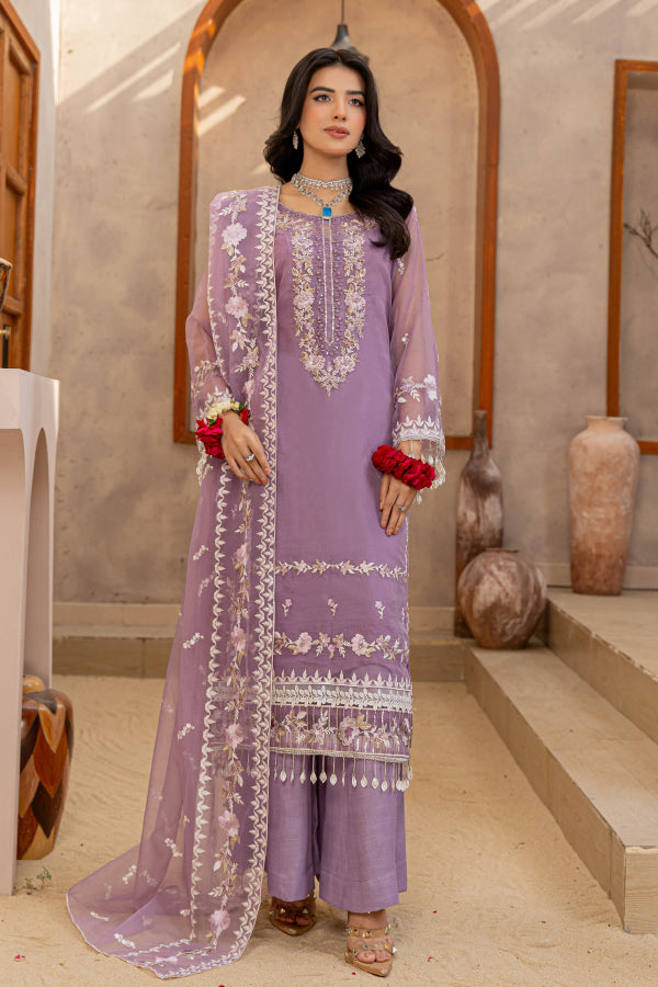 4 PIECE - ORGANZA UNSTITCHED