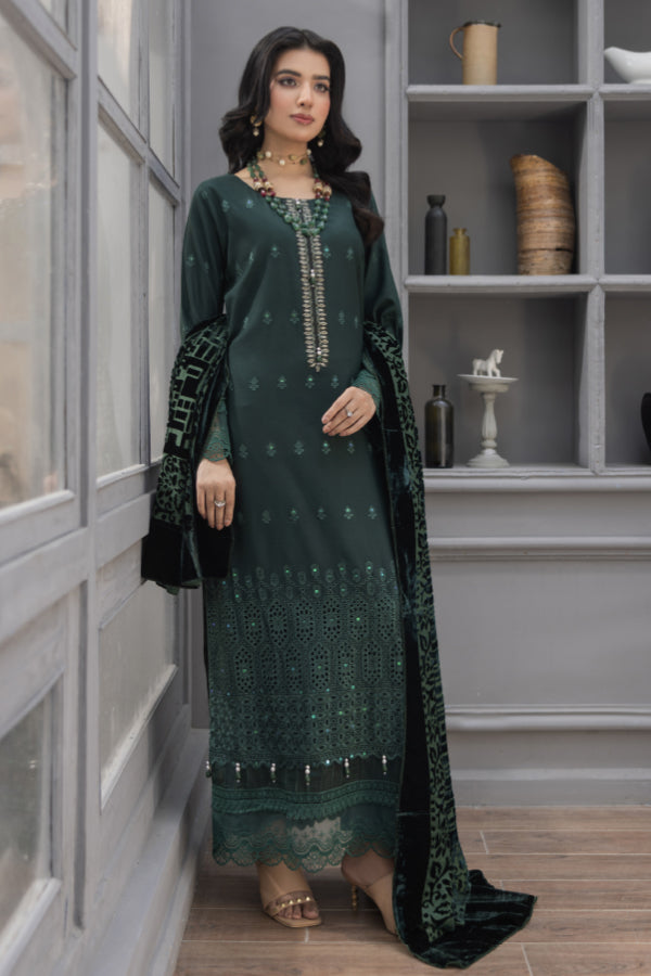 3 PIECE - WOOL EMBROIDERED