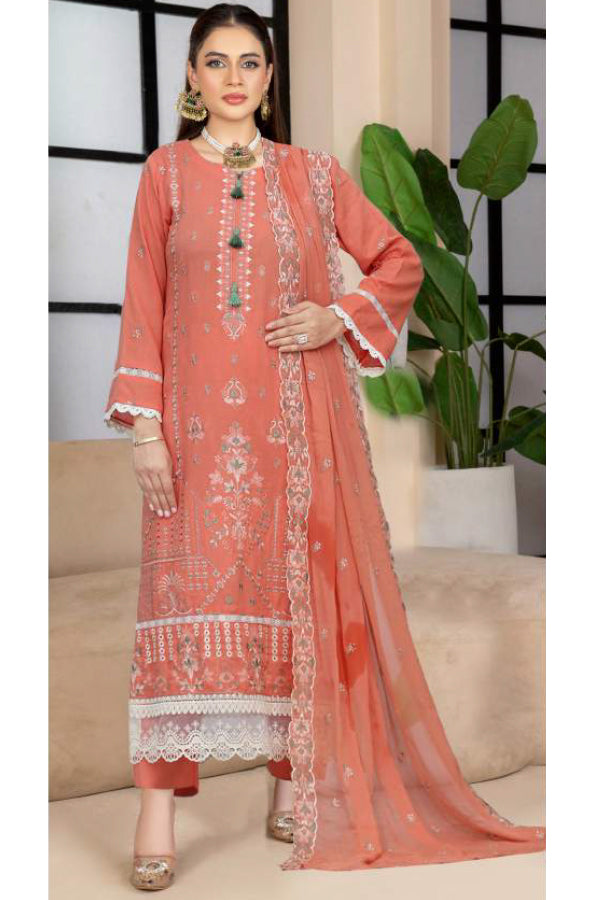 3 PIECE - KARANDI EMBROIDERED