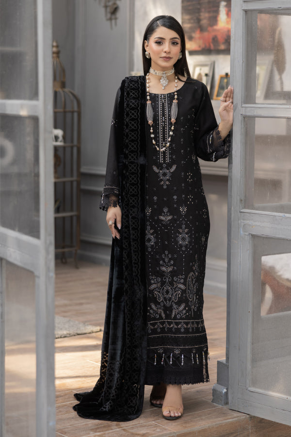 3 PIECE - WOOL EMBROIDERED