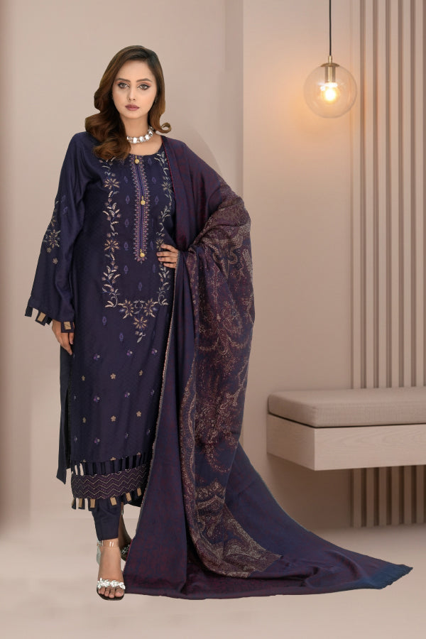 3 PIECE - WOOL EMBROIDERED