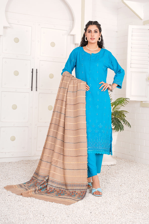 3 PIECE - UNSTITCHED WOOL