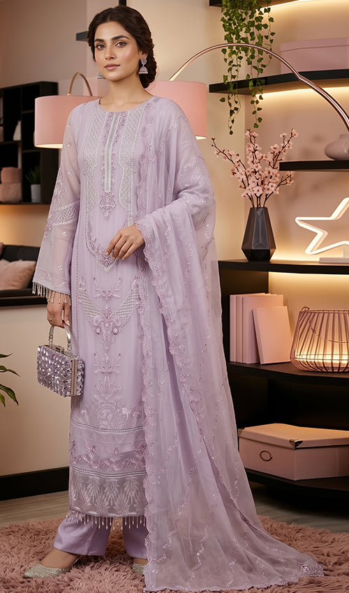 Musfir Semi Stitched 4 Pc