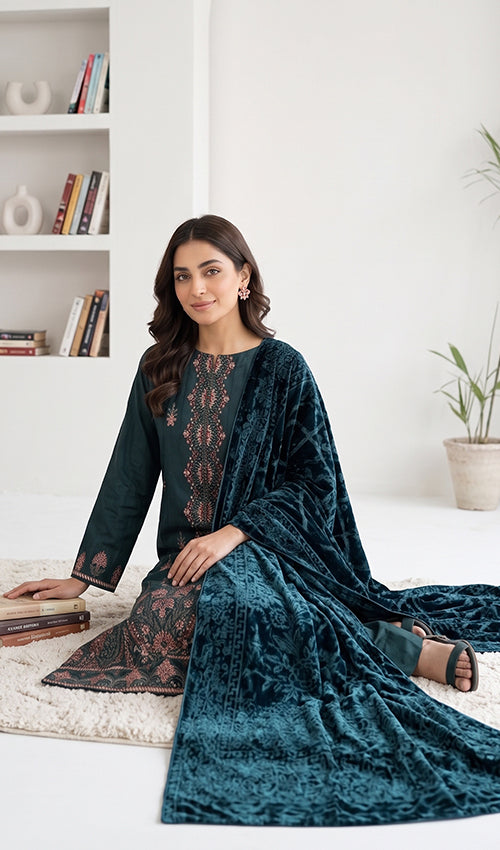Ghazal Premium Wool 3pc Unstitched