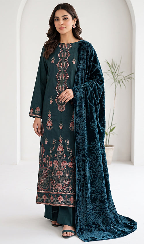 Ghazal Premium Wool 3pc Unstitched