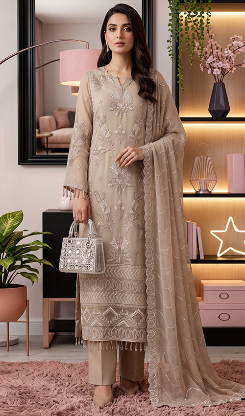 Irha Semi Stitched 4 Pc