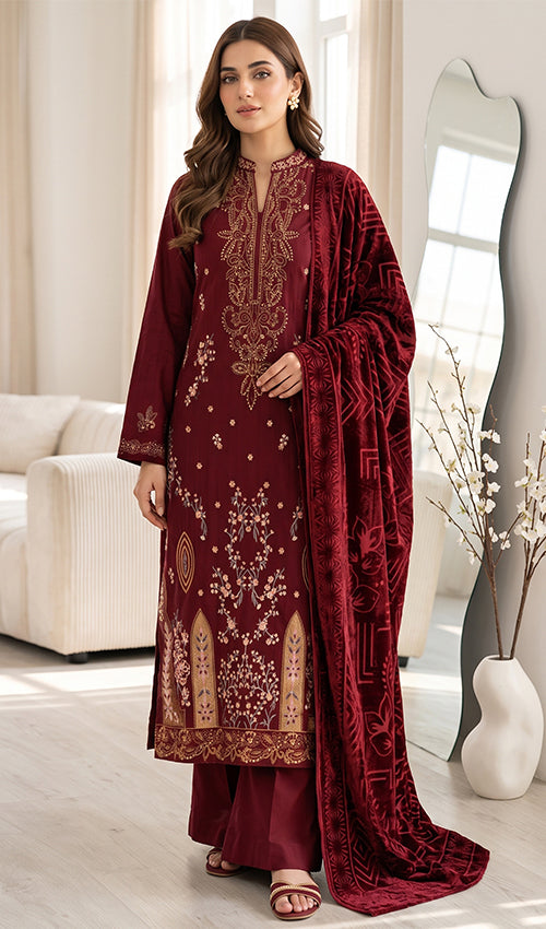 Dilawiz Premium Wool 3Pc Unstitched