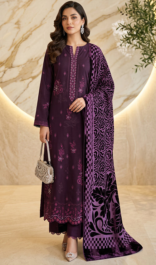 Nayab Premium Wool 3Pc Unstitched