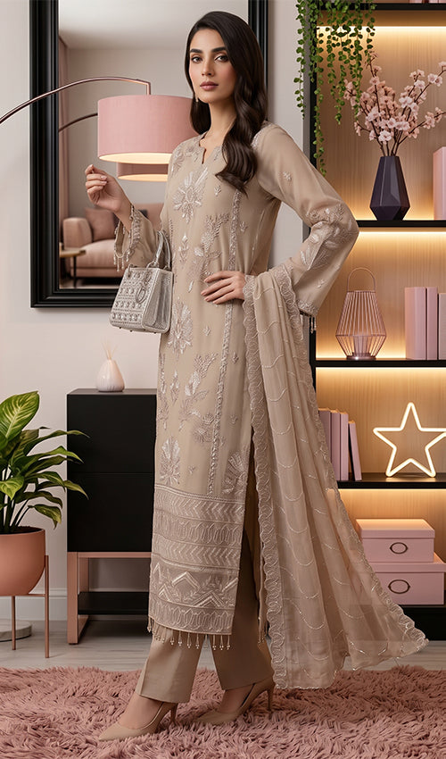 Irha Semi Stitched 4 Pc