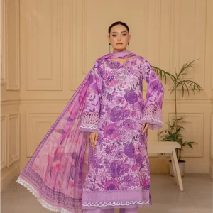 3 Piece - Lavender Lawn Suit